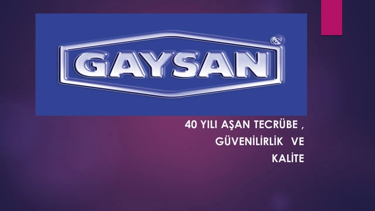Gaysan Subap Gaydları Mak. Tak.San. Ltd. Şti.