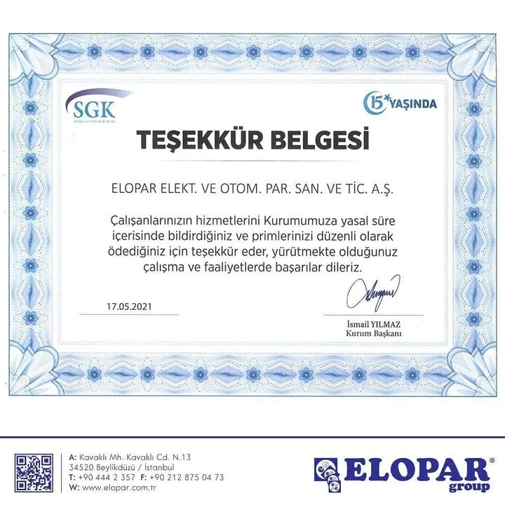 Elopar Elek. Otomotiv Parça San. Tic. Ltd. Şti.