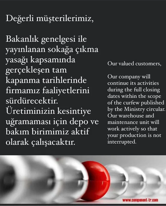 Component Montaj Sistemleri Ve Endüstriyel Aletler San. Tic. Ltd. Şti.