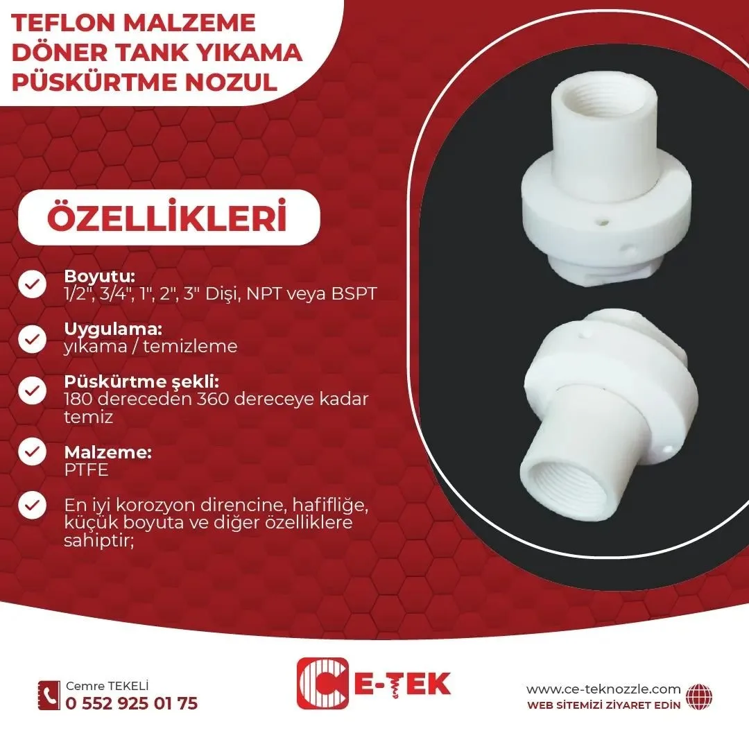 CE-TEK SPRAY NOZZLE
