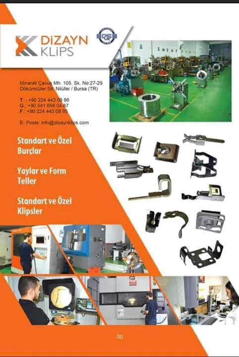 Dizayn Klips Bağlantı Kauçuk Plastik Otomat Beyaz Eşya Elektr.ik Elektronik Otomotiv Hırd. San.ve Tic.Ltd.Şti