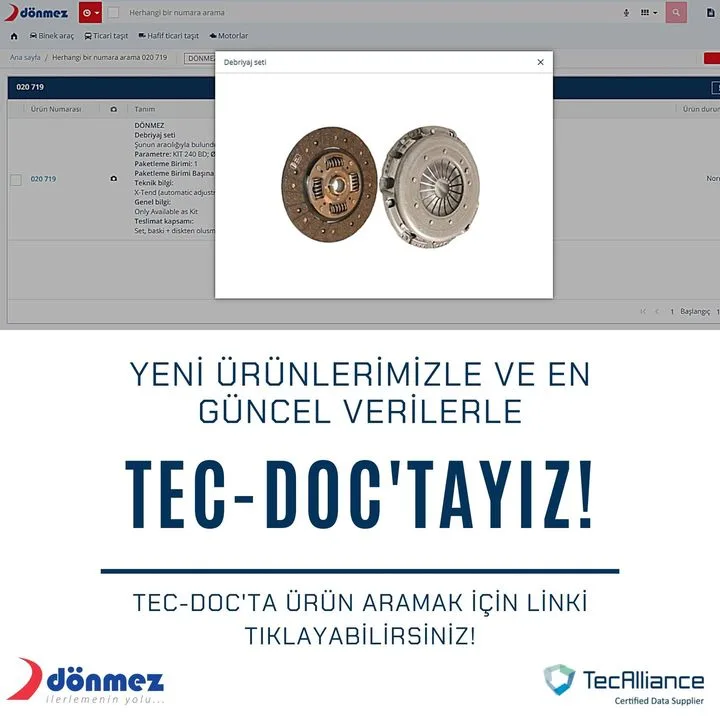 Dönmez Debriyaj San. ve Tic. AŞ