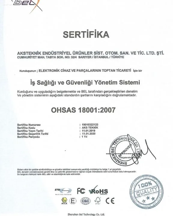 Aks Teknik End. Ürünler Sis. Otom. San. Tic. Ltd. Şti.
