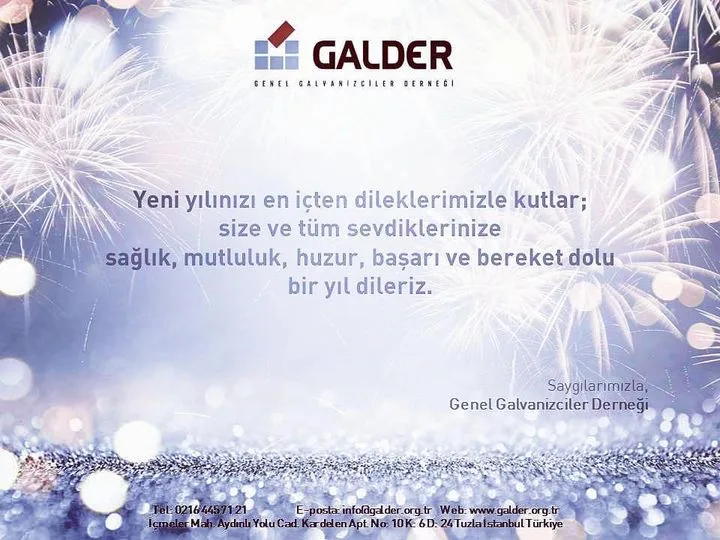 Galder – Genel Galvanizciler Derneği