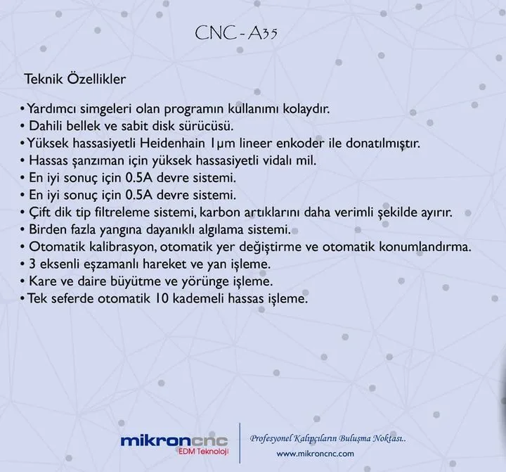 Mikron Cnc Takım Tezgahları Mühendislik