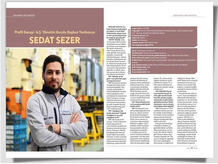 Profil Sanayi Tic. A.Ş.