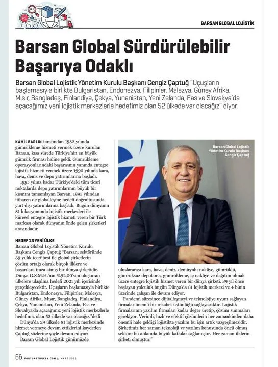 Barsan Global Lojistik A.Ş.