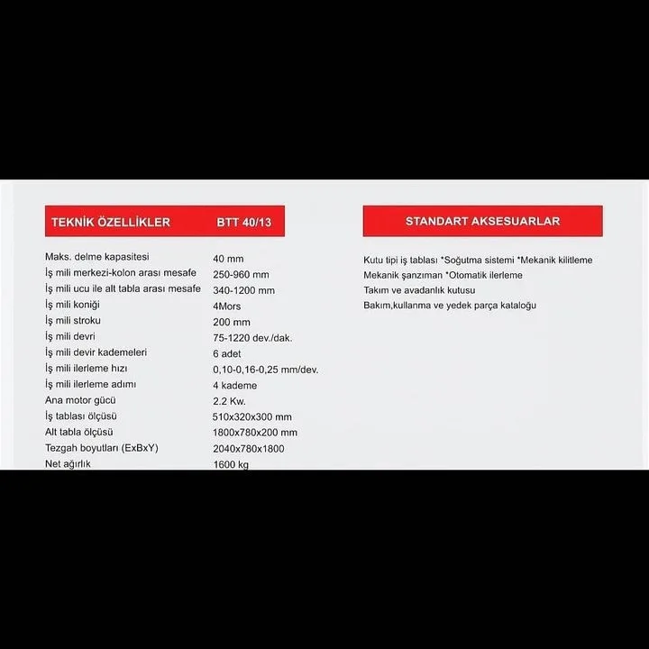 Bora Takım Tezgahları
