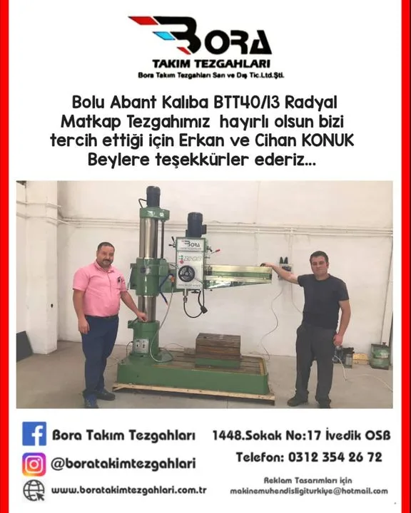 Bora Takım Tezgahları