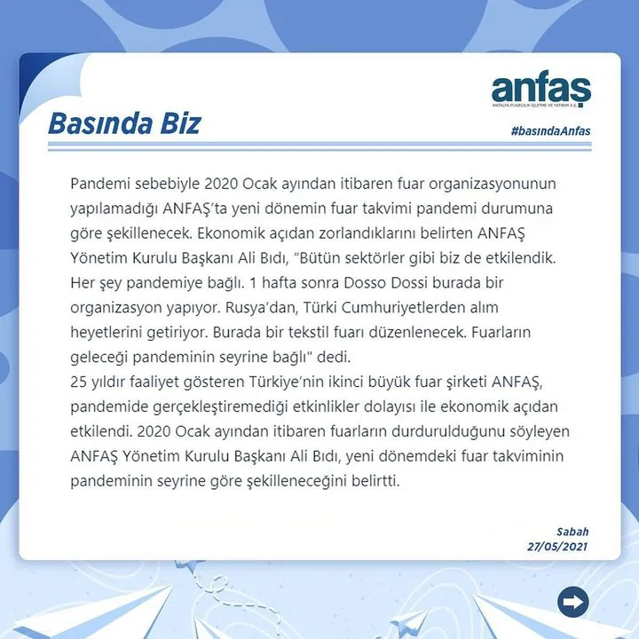 Anfaş Antalya Fuarcılık İşletme Yatırım A.Ş.