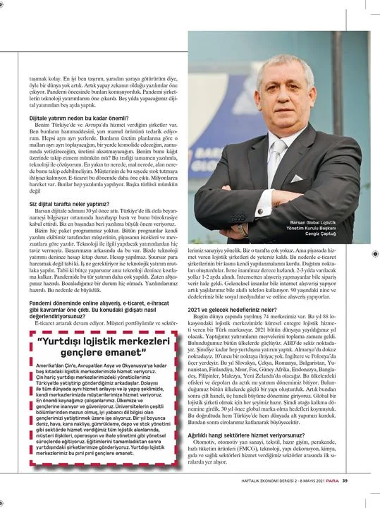 Barsan Global Lojistik A.Ş.
