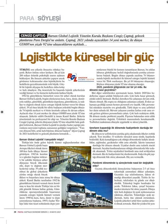 Barsan Global Lojistik A.Ş.